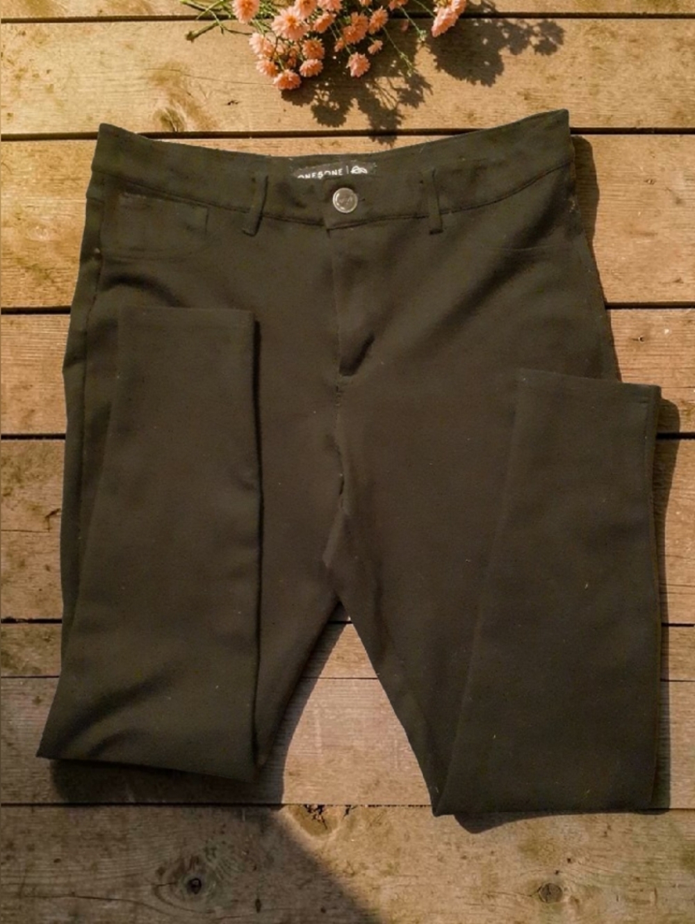 one 5 one Black Skinny Pants Size 12